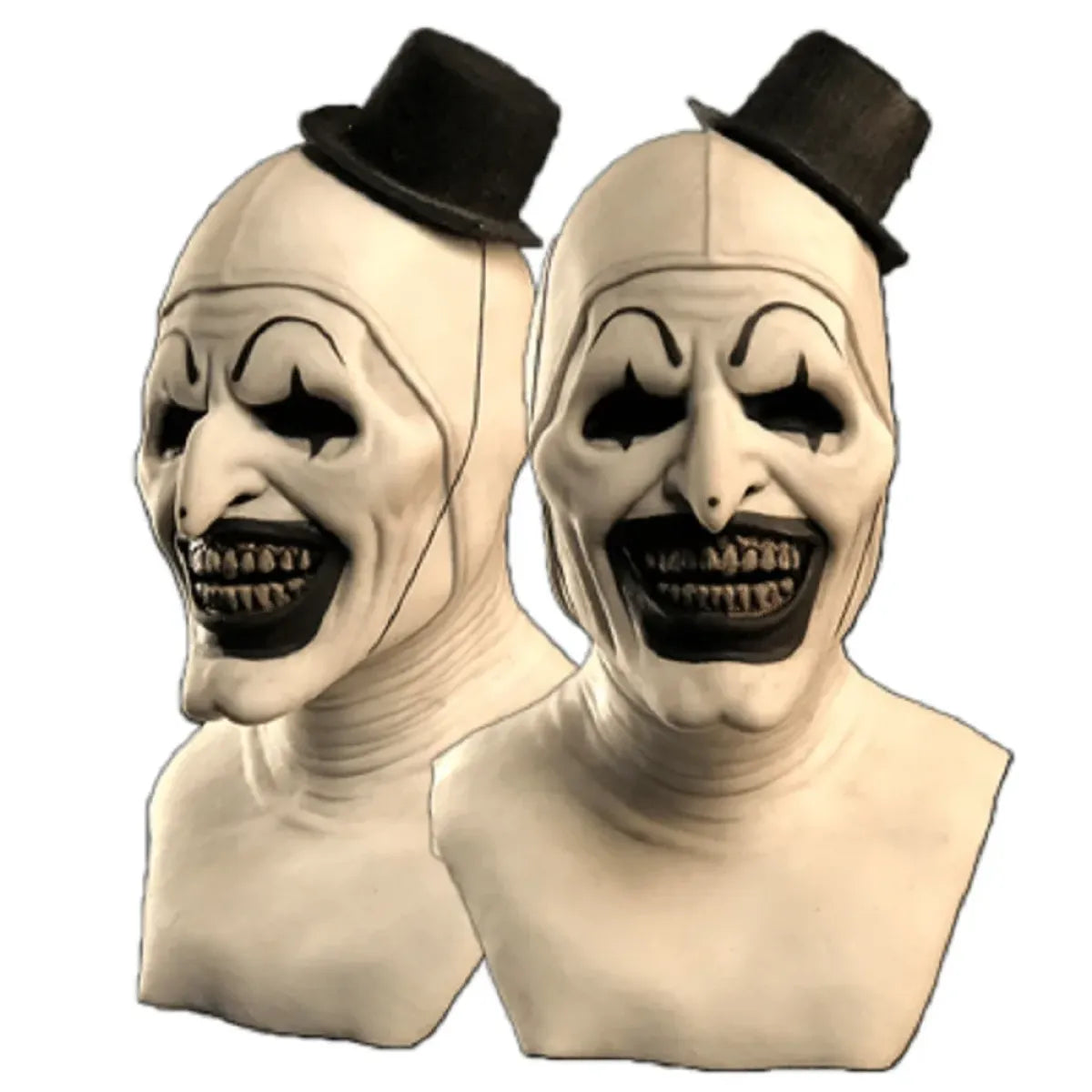 Terrifier 2 Art The Clown Cosplay Costume – Jumpsuit & Mask Halloween Set
