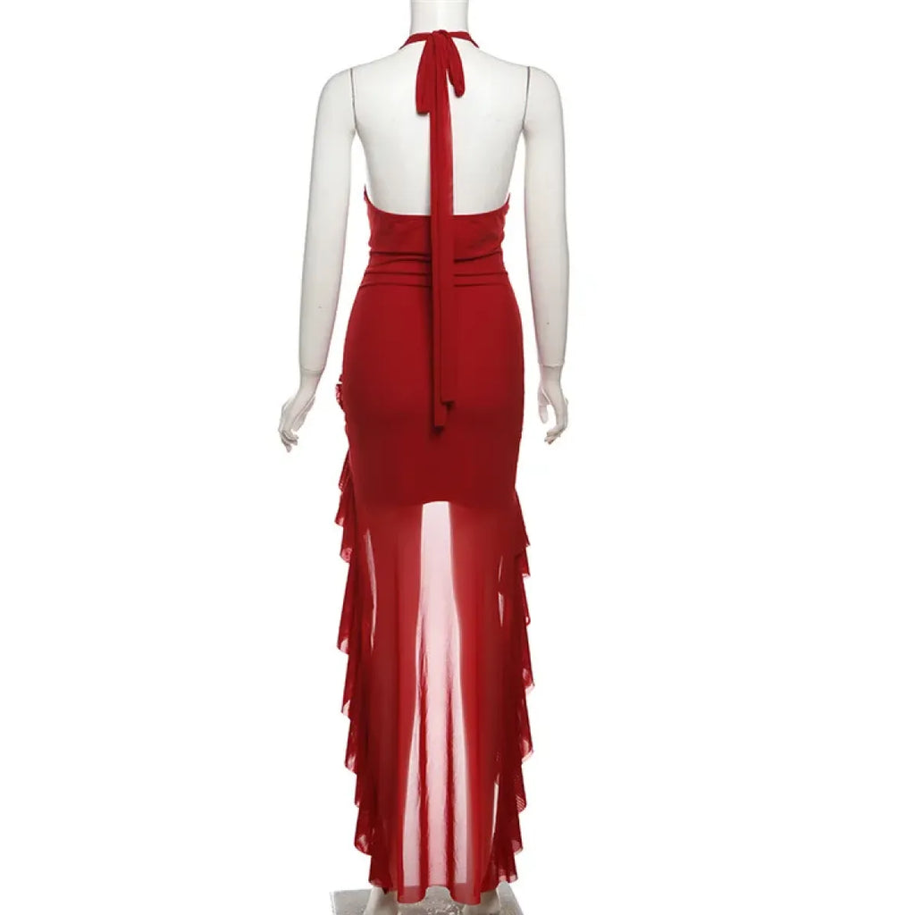 Harajuku Irregular Ruffle Dress